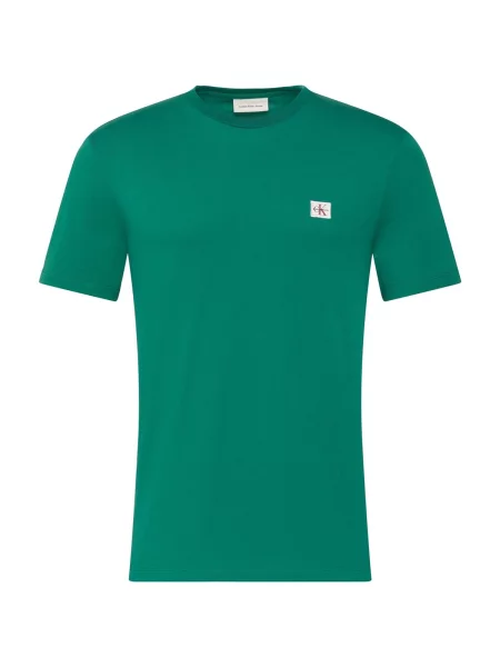 Džerzej tričko Calvin Klein zelená