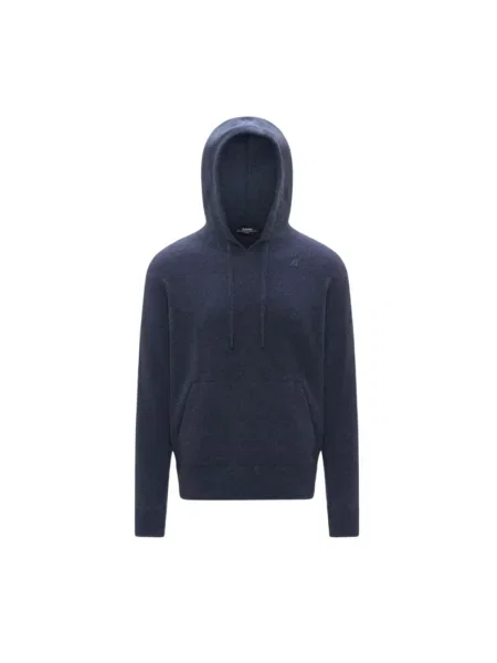 Bluza z kapturem K-way z kapturem niebieska