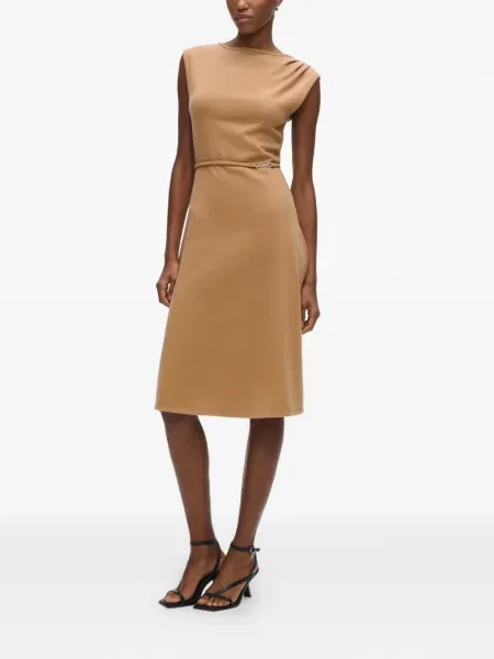 Cu centură rochie midi Karl Lagerfeld