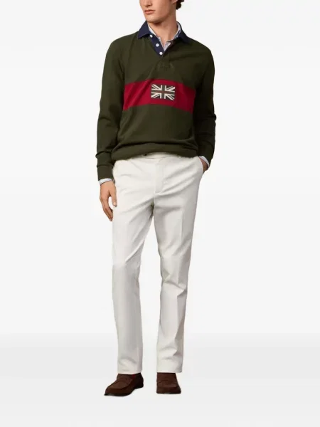 Tricou polo Hackett London verde