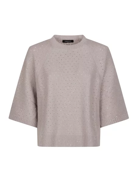 Sweter Fabiana Filippi szary