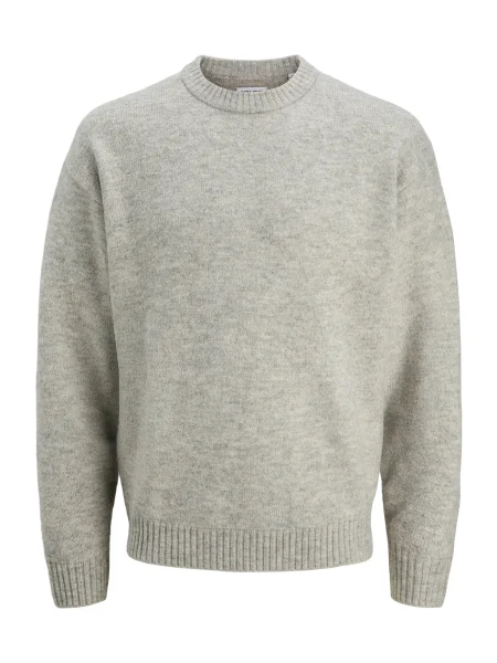 JACK & JONES Pulover JJESOHO OLLIE deschis gri