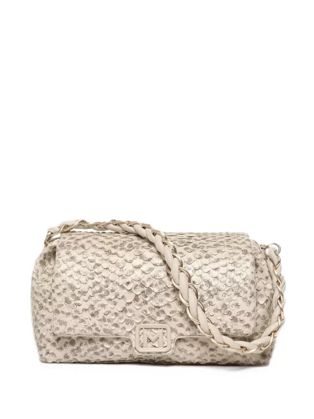 Pletená crossbody kabelka Marella na ramínka šedá