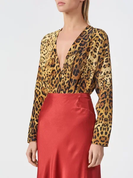 Блузка Cushnie коричневая