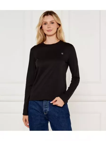 CALVIN KLEIN JEANS Bluză EMBRO negru