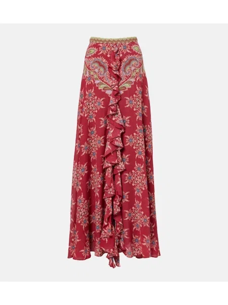 Fusta maxi Etro cu imagine bordo