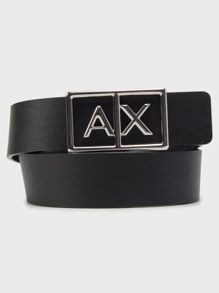 Ремінь Armani Exchange чорний