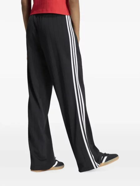 Pantaloni Adidas alergare cu autograf cu decolteu în V negru