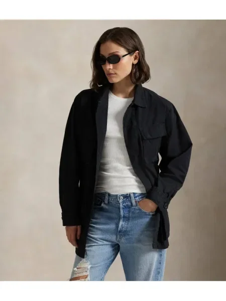POLO RALPH LAUREN Geacă SURPLUS | Relaxed fit negru