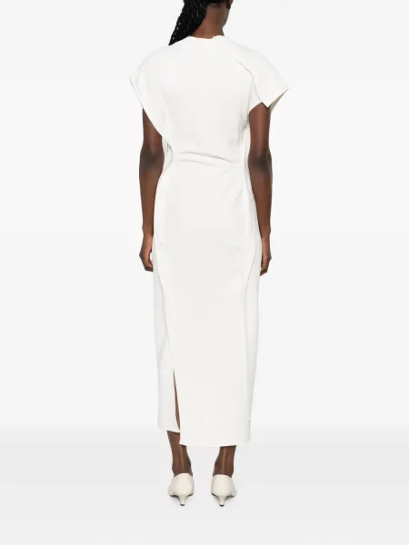 Rochie Victoria Beckham asimetrică drapată