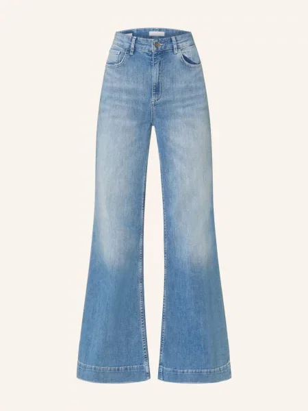 Rich & Royal Džíny Se Širokými Nohavicemi denim blue modré