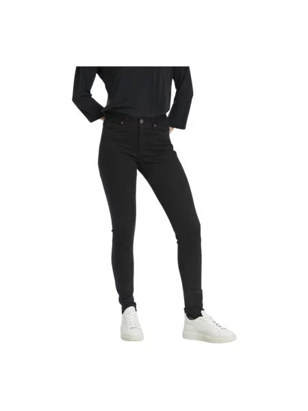 Jeansy Kaffe eleganckie czarne