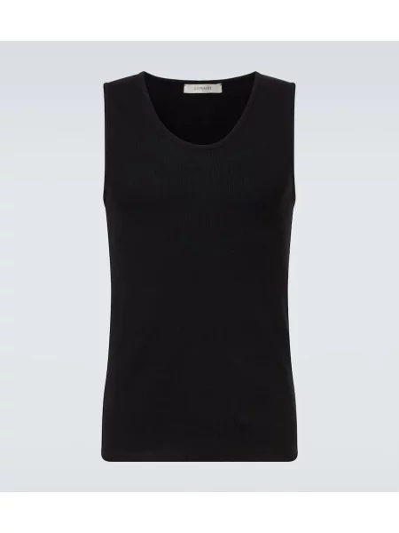 Lanena srajca Lemaire črna