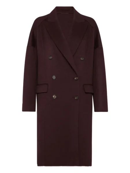 Palton Brunello Cucinelli roșu