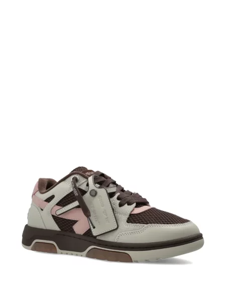 Sneakerși Off-white business alb