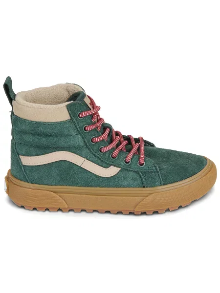 Členkové topánky Vans zelená