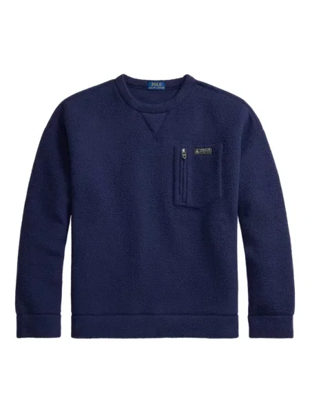 Șapcă Polo Ralph Lauren cu model herringbone din țesătură twill cu imagine albastru