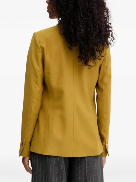 Sacou Morgan cu două rânduri de nasturi galben