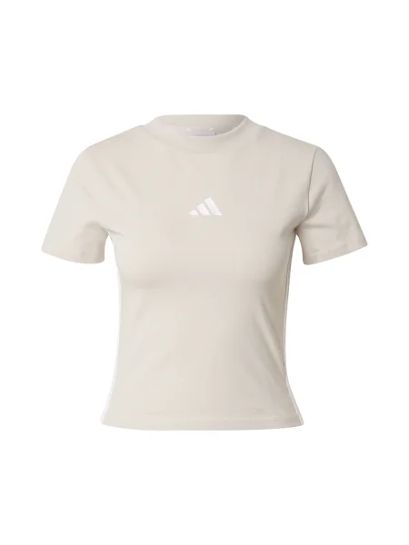 ADIDAS SPORTSWEAR Tricou funcțional Essential grej alb