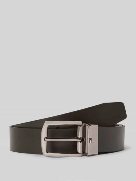 Pasek ze skóry bydlęcej model ‘DENTON REV’ Tommy Hilfiger