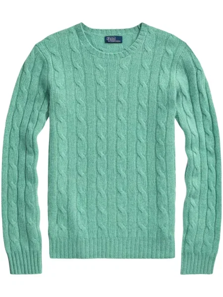 Dugo vuneni odgovarati kardigan Polo Ralph Lauren smeđa