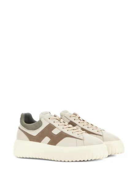 Sneakerși Hogan cu dungi cu platformă