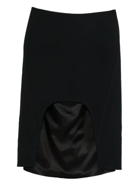 Миди пола Plan C до коляното черно