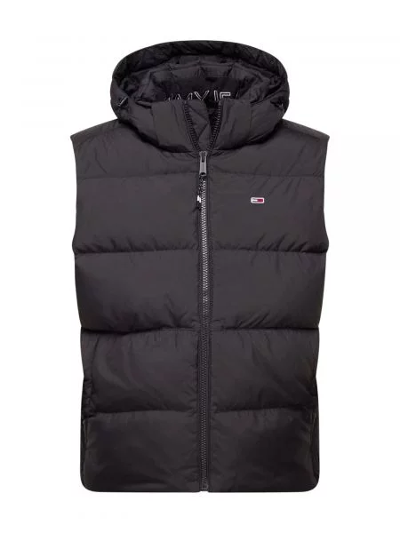Tommy Jeans Vestă ESSENTIAL' negru
