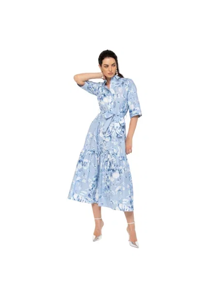 Sukienka koszulowa Windsor niebieska