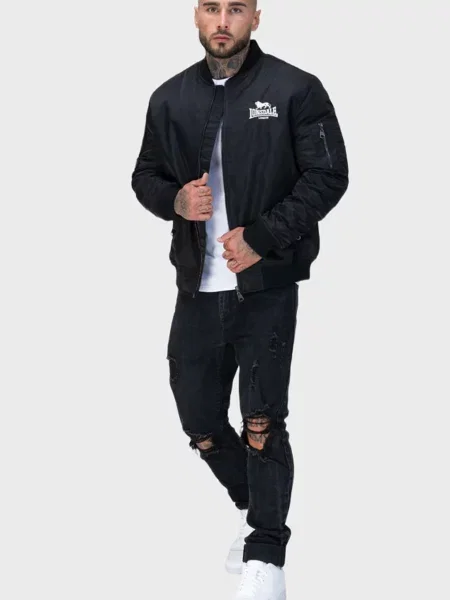 Бомбер Lonsdale черный