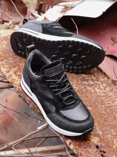Замшевые кроссовки Legessy черные