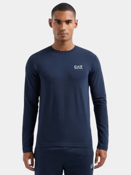 Лонгслів Ea7 синій