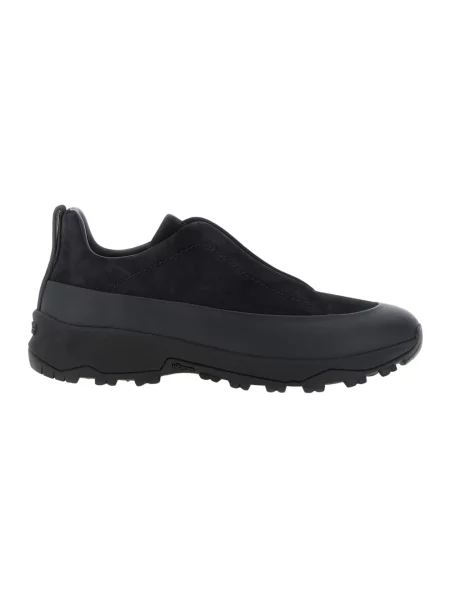 Sneakersy Zegna zamszowe niebieskie