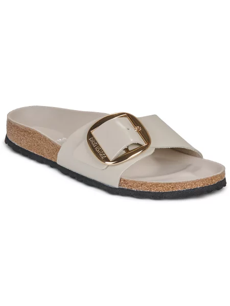 Natikači Birkenstock z zaponko bela