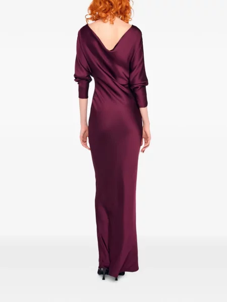 Rochie maxi Norma Kamali de costum roșu