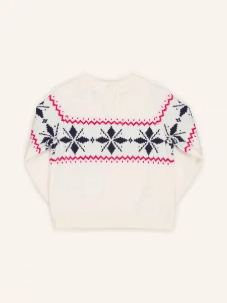 Tommy Hilfiger Zestaw: Czapka I Sweter weiss biała