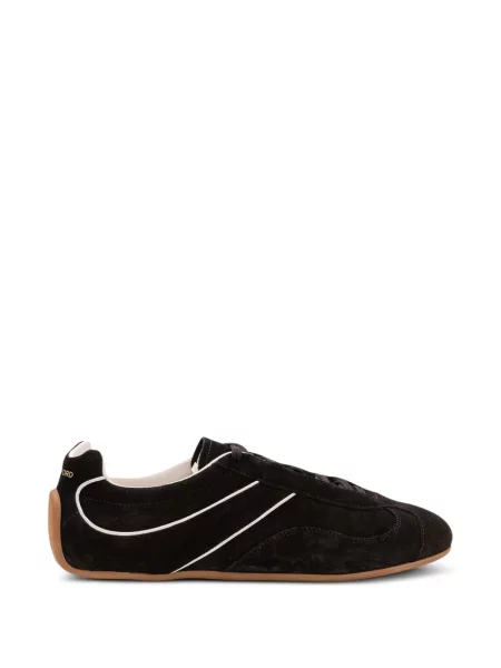 Fűzős csipkés sneaker Tom Ford fekete