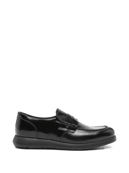 Pantofi loafer Church's cu bretele negru