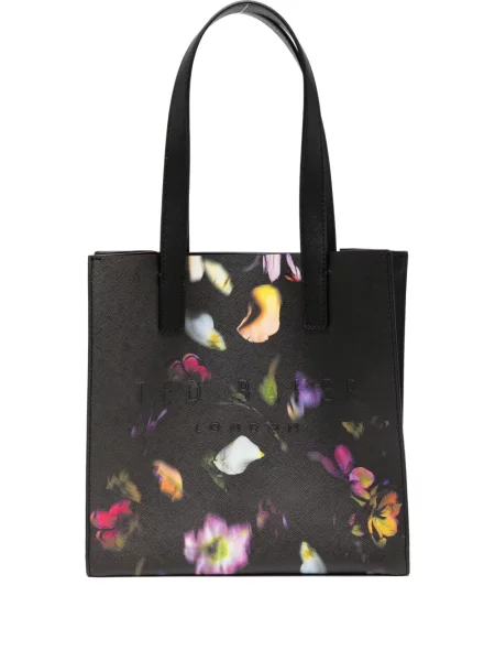 Geantă Ted Baker cu model floral negru