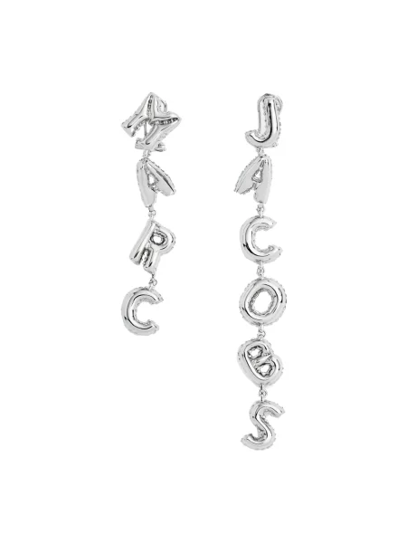 Kolczyki Marc Jacobs szare
