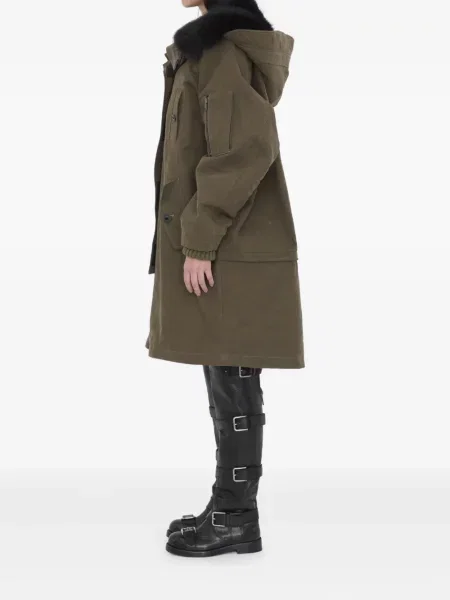 Palton de blană Dolce & Gabbana verde