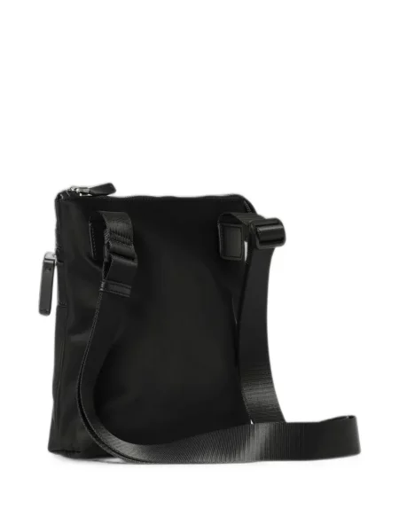 Geantă Armani Exchange cu autograf negru