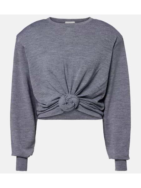 Pulover Magda Butrym de lână gri