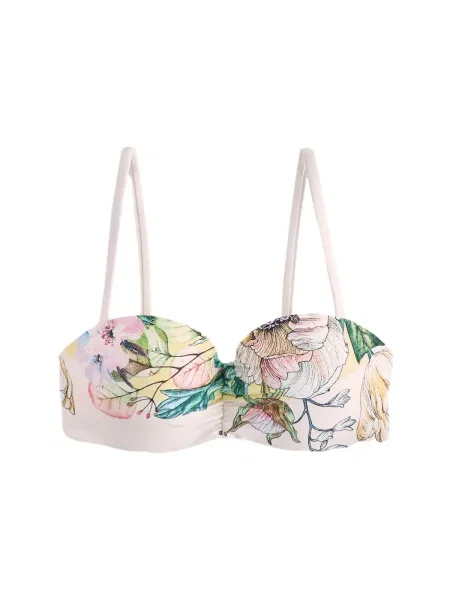 Next Sutien costum de baie / pastel / verde / roz galben