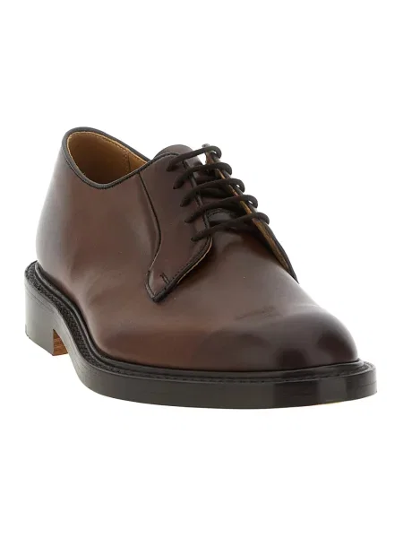 Derby Tricker's skórzany brązowy
