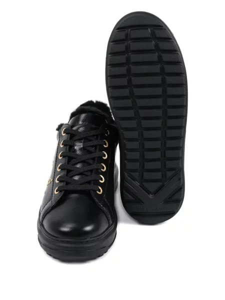 Sneakerși Karl Lagerfeld din piele negru