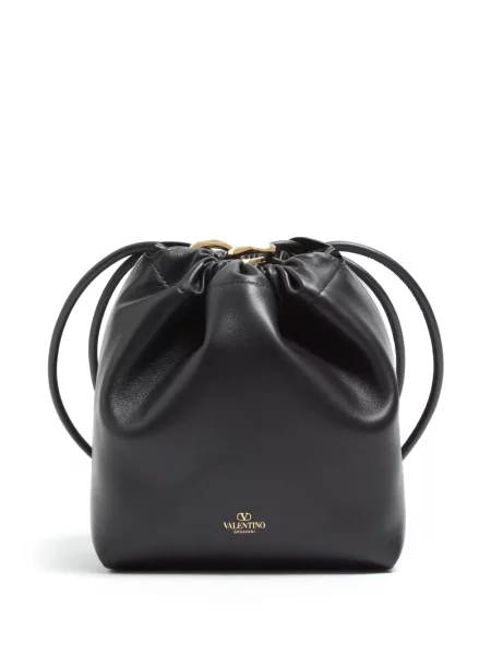 Portofel Valentino Garavani din piele negru
