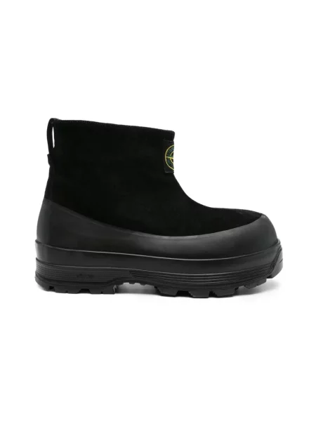 Buty do kostki Stone Island z kamieniami czarne