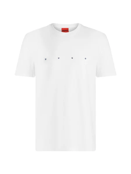 HUGO Tricou Dorosi albastru alb