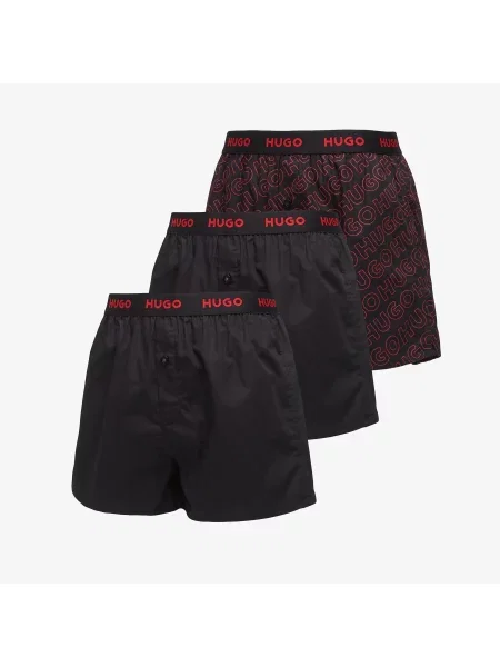 Boxeri Hugo Boss Woven Boxer Triplet Multicolor L